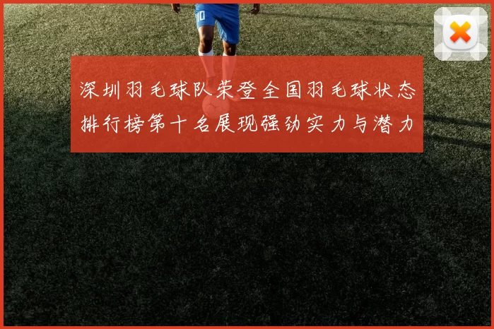 深圳羽毛球队荣登全国羽毛球状态排行榜第十名展现强劲实力与潜力